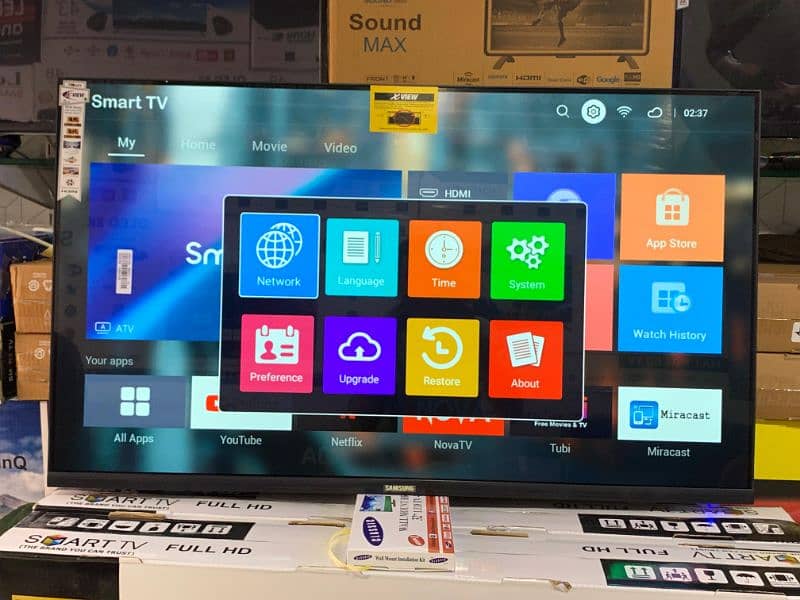 NEW SAMSUNG 43"48"55  INCHES SMART LED TV FHD DYNAMIC COLOR DISPLAY 5