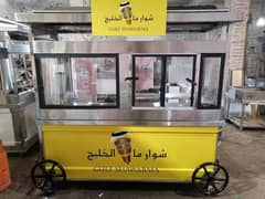 Shawarma Counter | Fast Food Counters | Wheel Cart | BBQ Counter