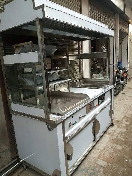 Shawarma Counter | Fast Food Counters | Wheel Cart | BBQ Counter 6