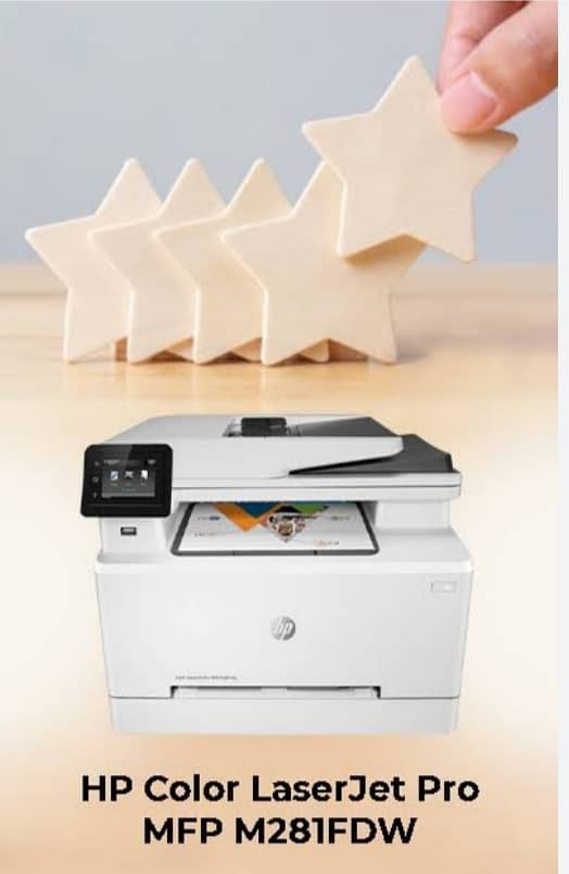 Wifi HP LaserJet Pro 281fdw Multifunction Printer(Print, Scan, Copy) 2