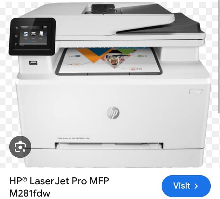 Wifi HP LaserJet Pro 281fdw Multifunction Printer(Print, Scan, Copy) 4