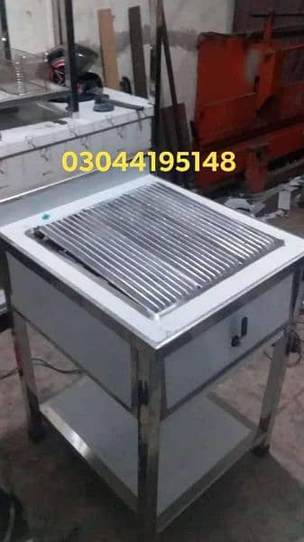 Commercial Fryers Stock For Sale | Hot Grill| Working & Breading Table 5