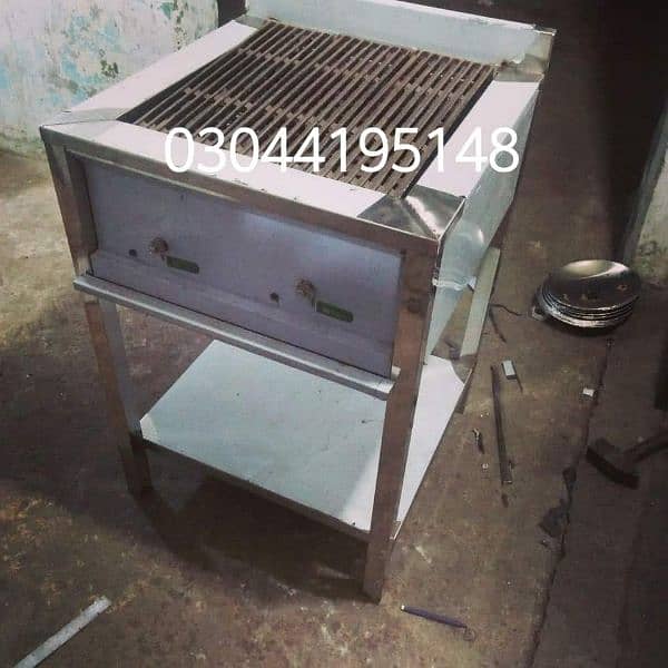 Commercial Fryers Stock For Sale | Hot Grill| Working & Breading Table 6