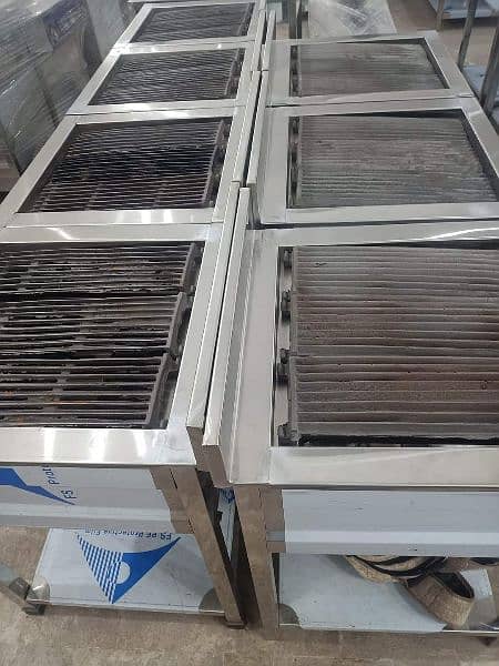 Commercial Fryers Stock For Sale | Hot Grill| Working & Breading Table 8