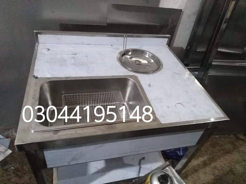 Commercial Fryers Stock For Sale | Hot Grill| Working & Breading Table 14