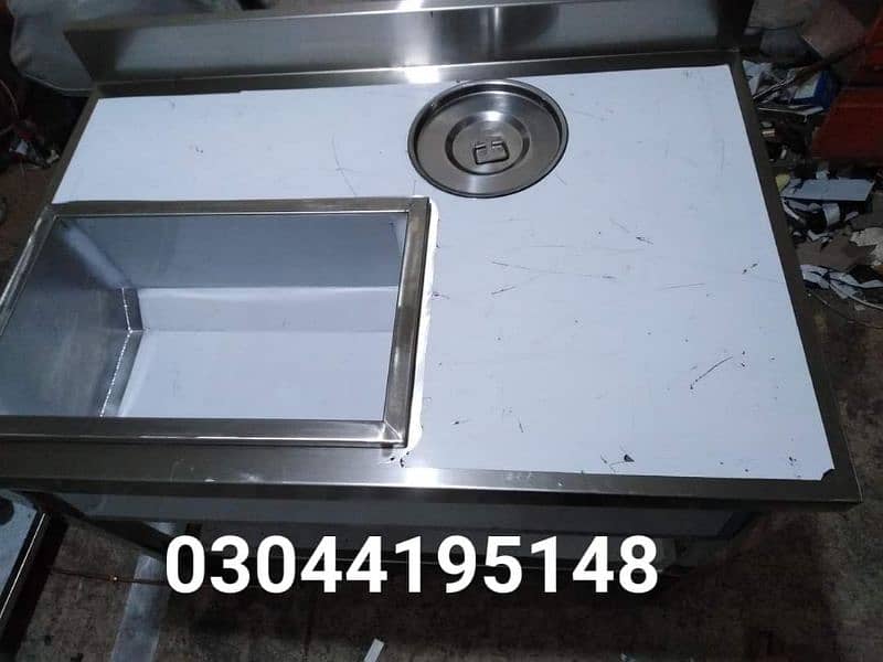 Commercial Fryers Stock For Sale | Hot Grill| Working & Breading Table 16