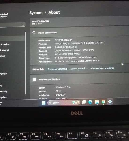 Dell Xps laptop 3