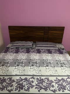 King Size Bed & Master Commander Mattress - 1.5 Years Old