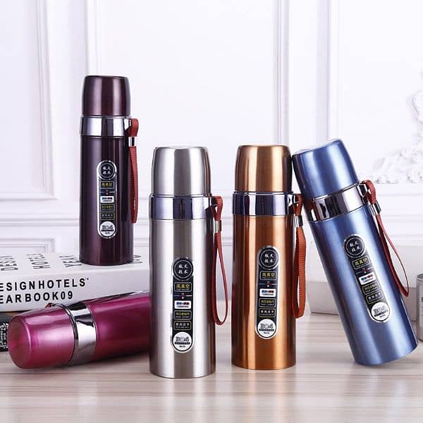 500ml Stainless Steel Vacuum Flask Hot And Cold Water Bottle 0