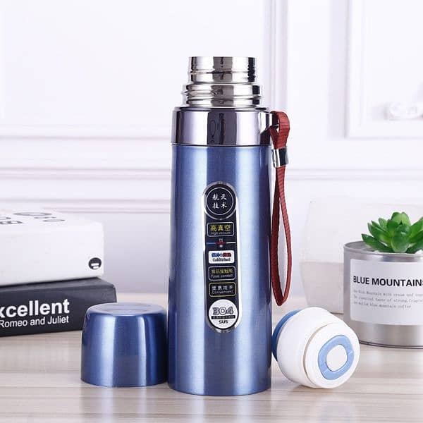 500ml Stainless Steel Vacuum Flask Hot And Cold Water Bottle 1