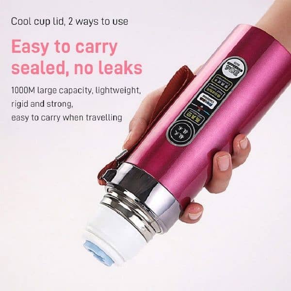 500ml Stainless Steel Vacuum Flask Hot And Cold Water Bottle 3