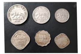 1947 Coins Set British India