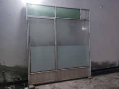 shop front Frame with glass and door