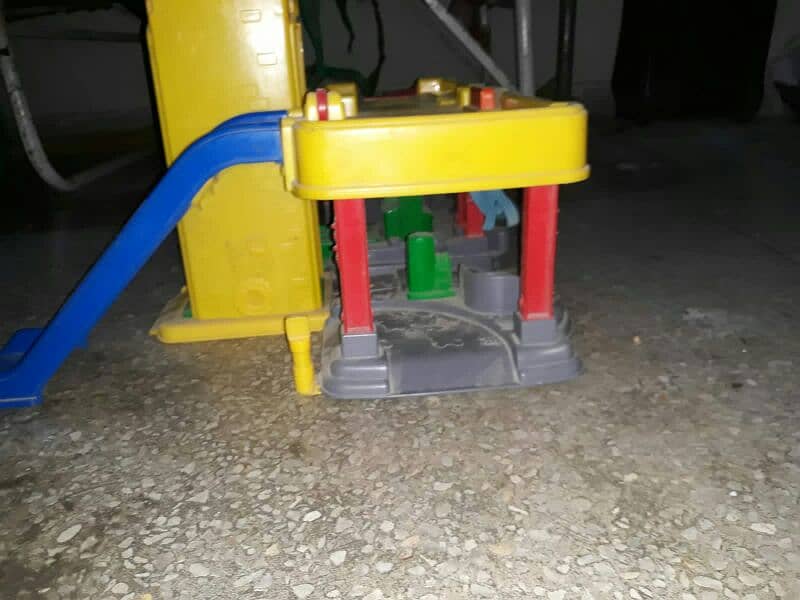 giant garage ramp playset with elevator and slide imported from Italy 6