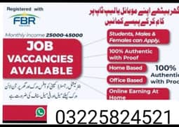 urgent staff required online work available for male and female