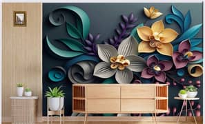 Stylish wall Art, 3D Flex Wallpaper