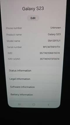 Samsung S23 Black 8/128