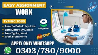 Assignment writing work Part Time/Full Time Daily payments