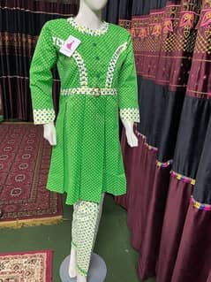 14 aug dress readymade for girls 2 piece