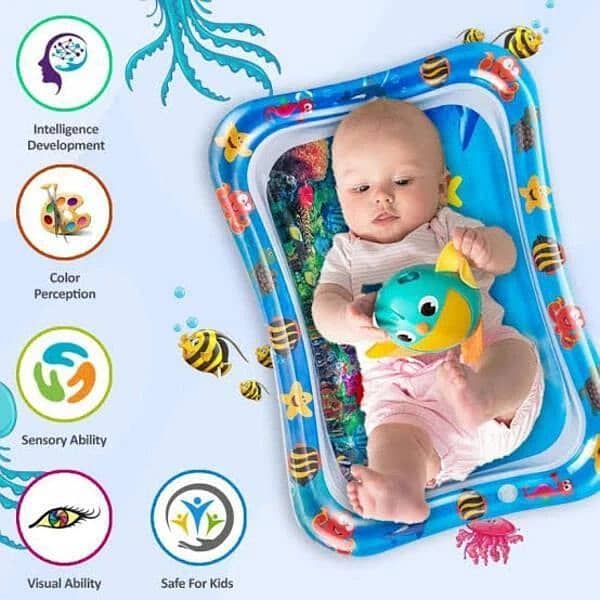 Water play Mat inflatable PVC for infant for infant tummy time 2