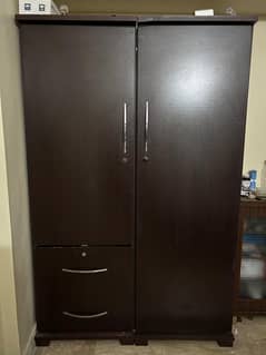 Double-Door Wooden Cupboard (Almari) for Sale