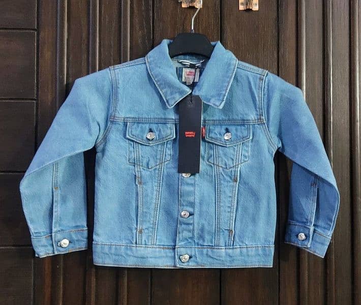 Kids Unisex Top Brand Denim Jeans Jackets 5