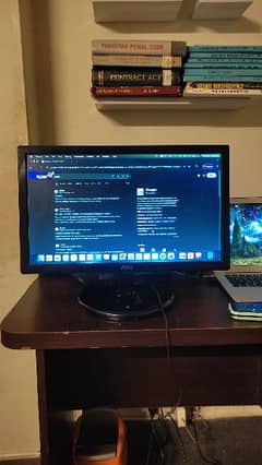 AOC 20 inch Monitor with touch controls for PC | Urgent | Negotiable