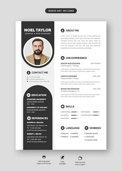 Cv, logo, menu and pamphlet designer. 0