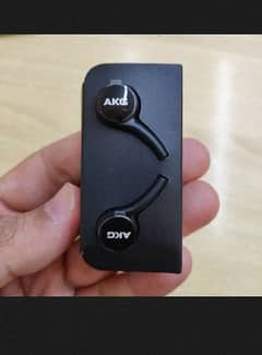 AKG handsfree, headphones, headset, earphones with mic