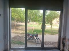 aluminium glass door