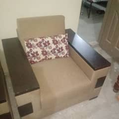 6 seater sofa set and table