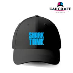 Shark Tank Blue/Black Logo Unisex Cap at CapCraze