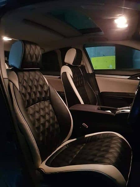 Honda civic 18 model seats poshish 8