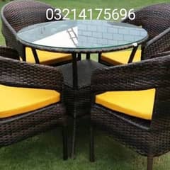 OUTDOOR GARDEN RATTAN UPVC FURNITURE SOFA SET CHAIRS TABLES BENCH