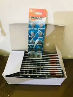 eunicell batteries brand new full box of 20 strips two hundred cells