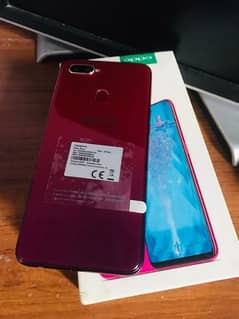 Oppo f9 with box charger