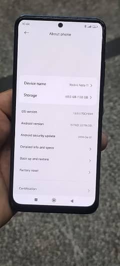 redmi note 11 6+2\128