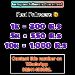 Instagram par Followers Increase Karwao