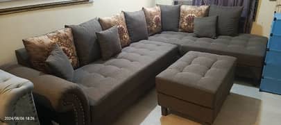 L shaped sofa