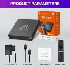 Z1 Android Tv box With Google assistant remote