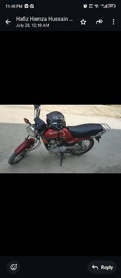 I am selling Suzuki GD 110 for urgent sale