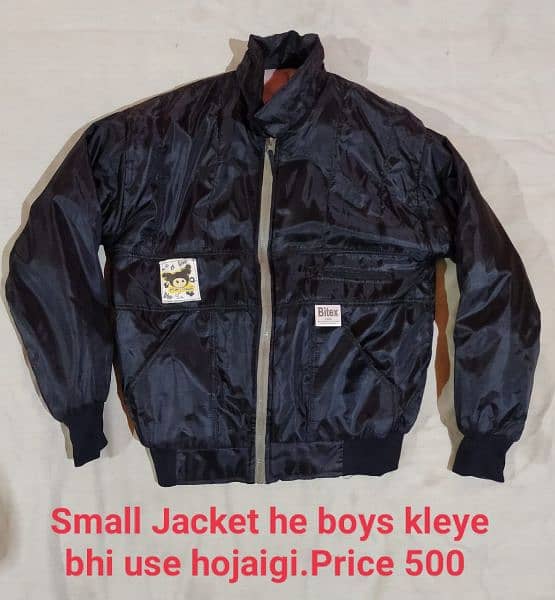 Jacket aur clothes used 1