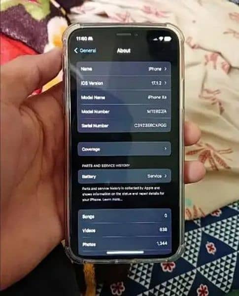 iPhone XS 8,256 gb Non PTA, 77 Battery Health ,10/10 condition 5