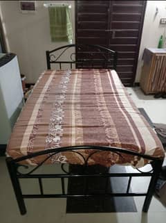 Single iron bed for sale