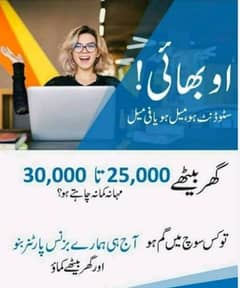 online work Karna Wala members zaroort ha jaldi sa jaldi contact kara