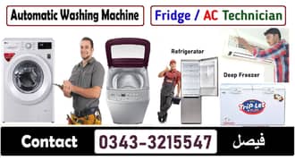 Fridge Repair AC Repair AC Master Service Automatic Washing Machine