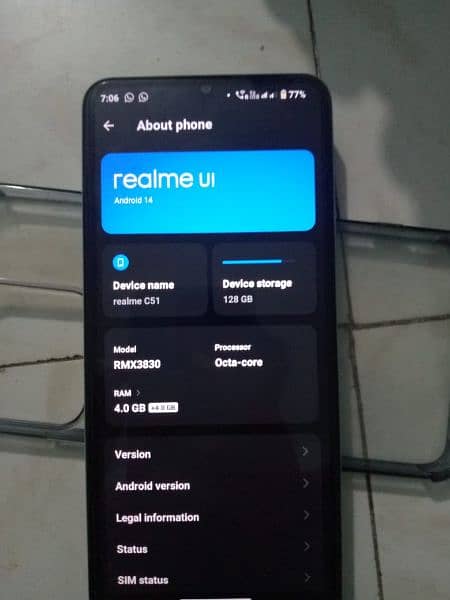 realme c51 +8ram 128rom 5000 mah battery 3