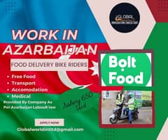Food deliver Rider required In Azarbaijan