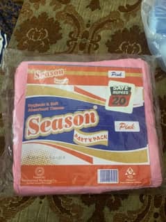 tissue paper whole sale rate saeson 400g pink and white party pack