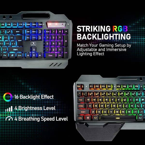 Mechanical Keyboard wireless gaming and Mouse 2